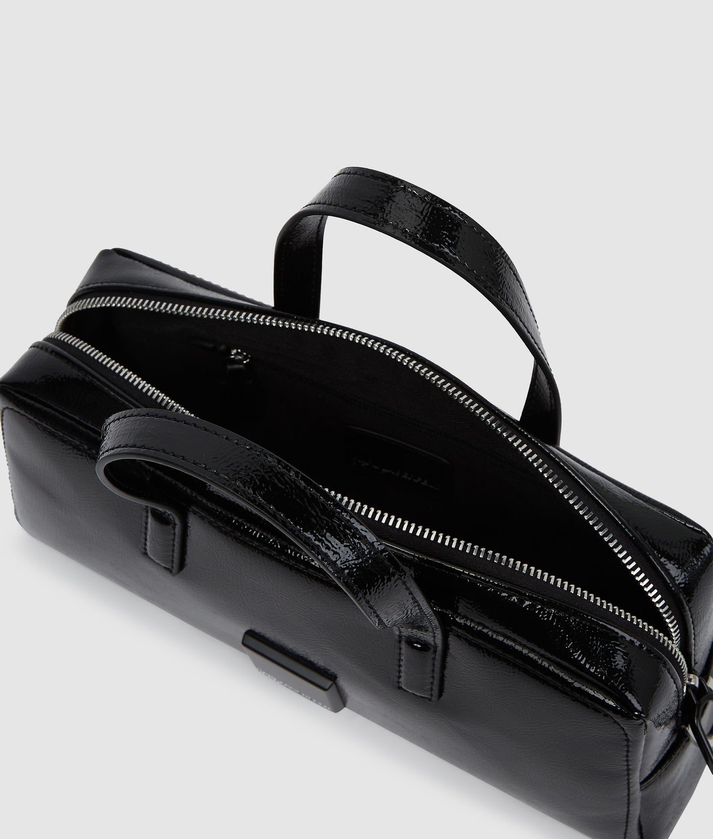 KarlLagerfeld Glossy Bowling Bag Black
