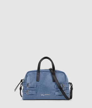 Karl Lagerfeld Boxy Denim Shirt Mid Blue