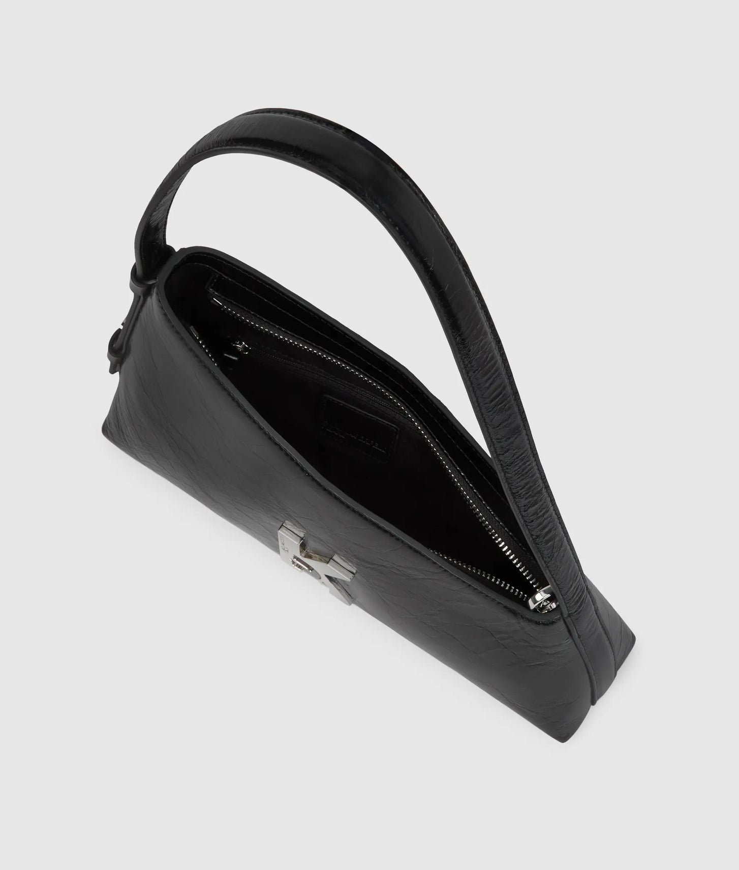 KarlLagerfeld Geo High-Shine Shoulder Bag Black