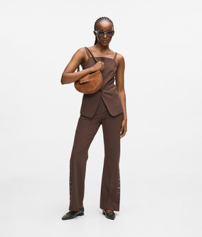 Karl Lagerfeld Square-Neck Waistcoat Java