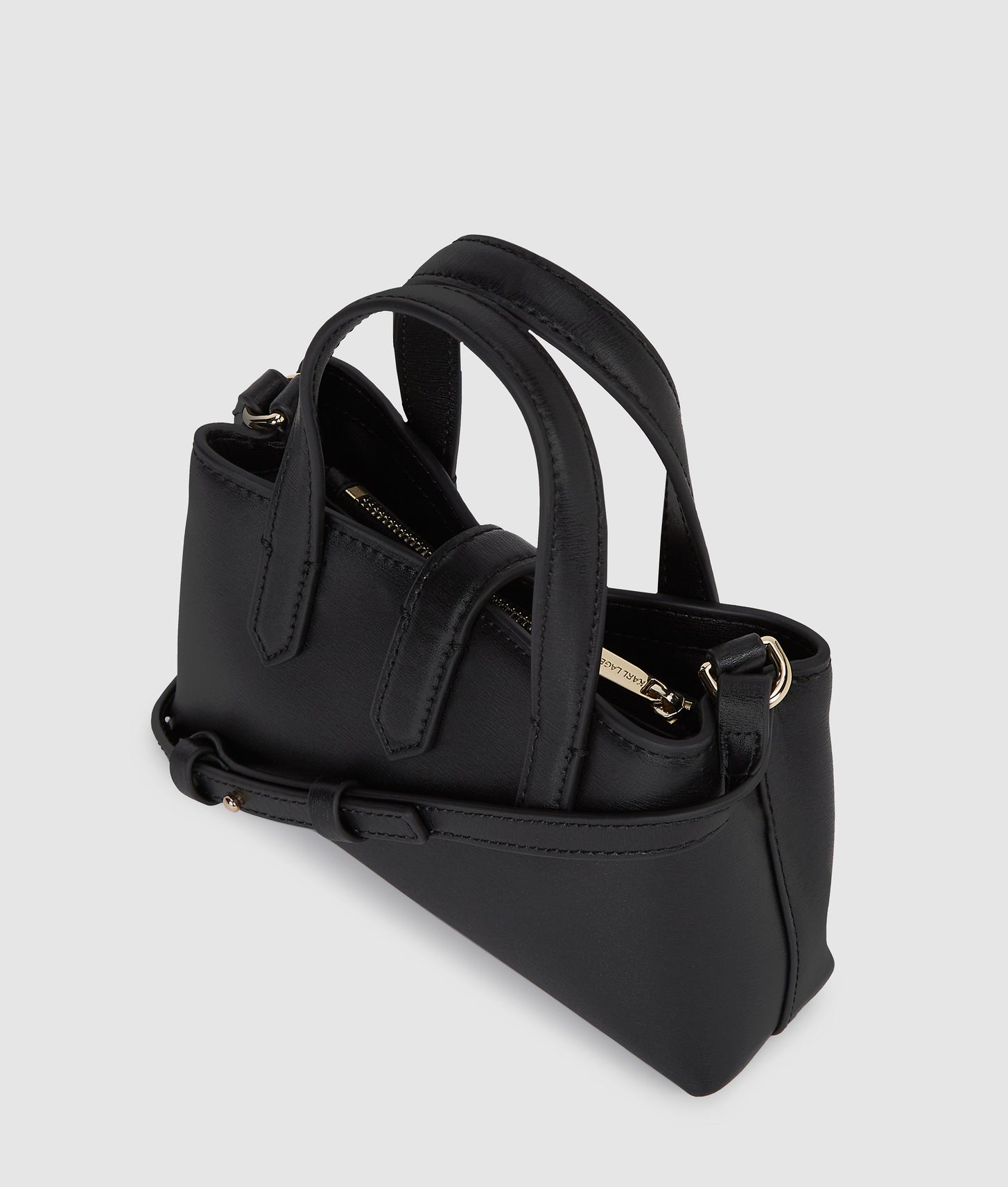 KarlLagerfeld Kautograph Padlock Mini Shoulder Bag Black/Gold