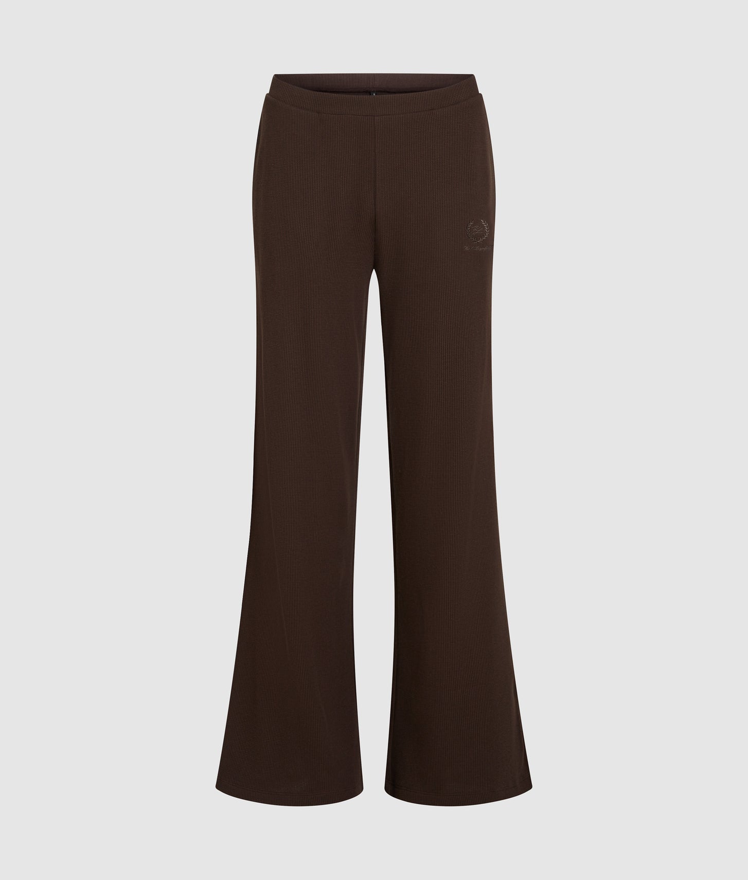 Karl Lagerfeld Waffle Loungewear Pants Black Coffee