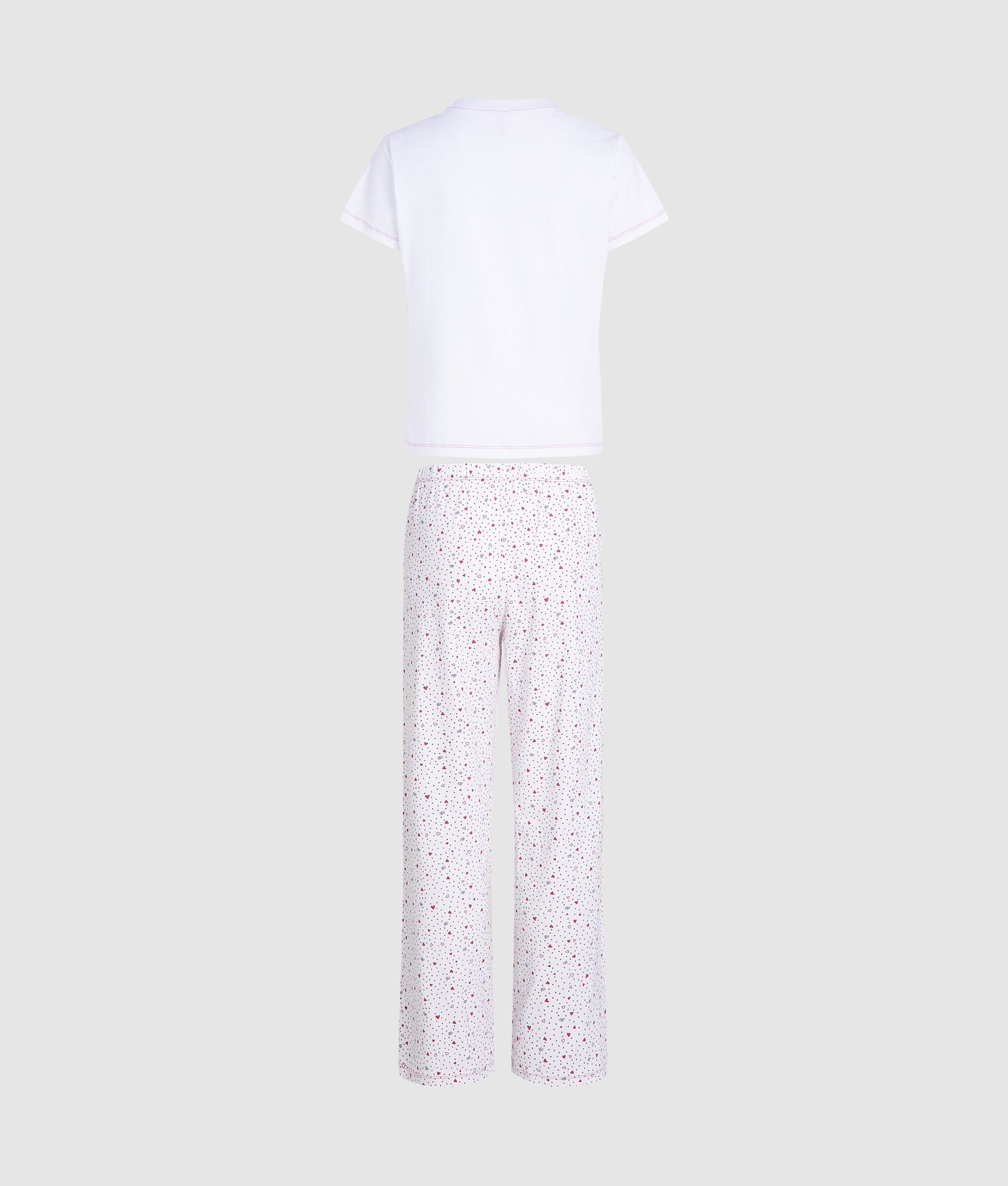 Karl Lagerfeld Heart Print Pajama Set Hearts