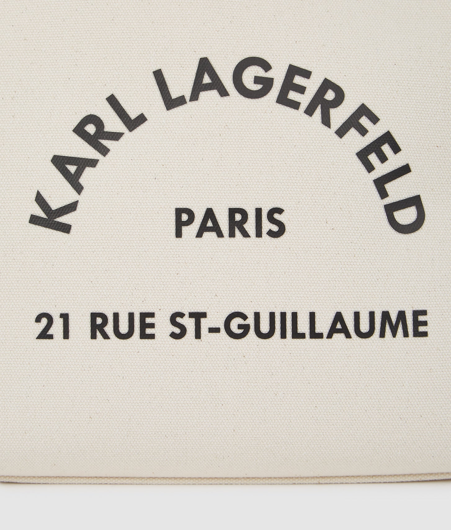 KarlLagerfeld Rue St-Guillaume Transformable Tote Bag Natural