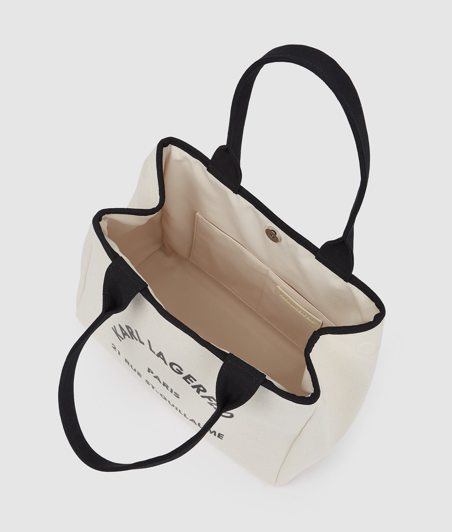 KarlLagerfeld Rue St-Guillaume Transformable Tote Bag Natural