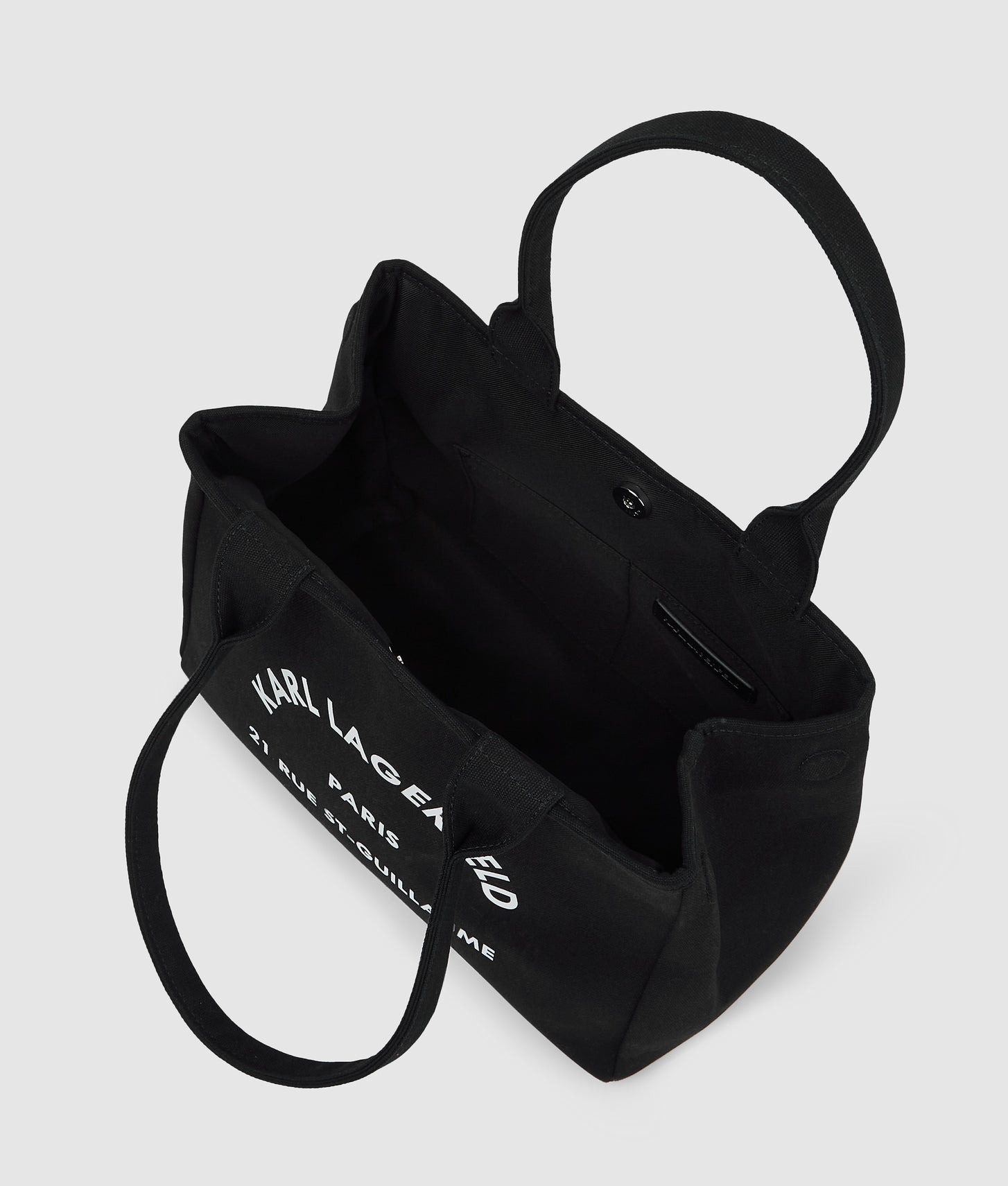 KarlLagerfeld Rue St-Guillaume Transformable Tote Bag Black