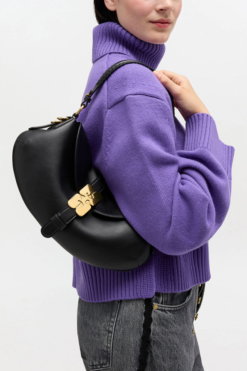 Ganni Black B-Kat Bag