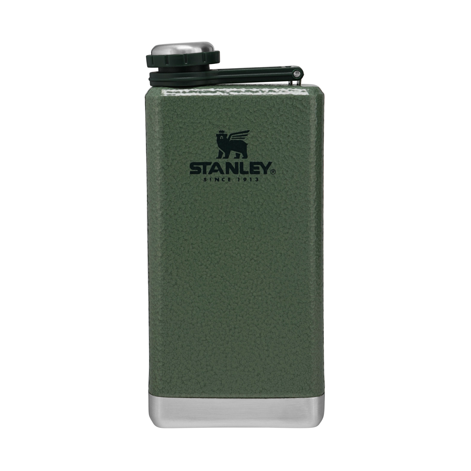 Stanley Classic Easy Fill Wide Mouth Flask | 8 OZ | 8 OZ - Stanley Create Hammertone Green Hammertone Green Hammertone Green
