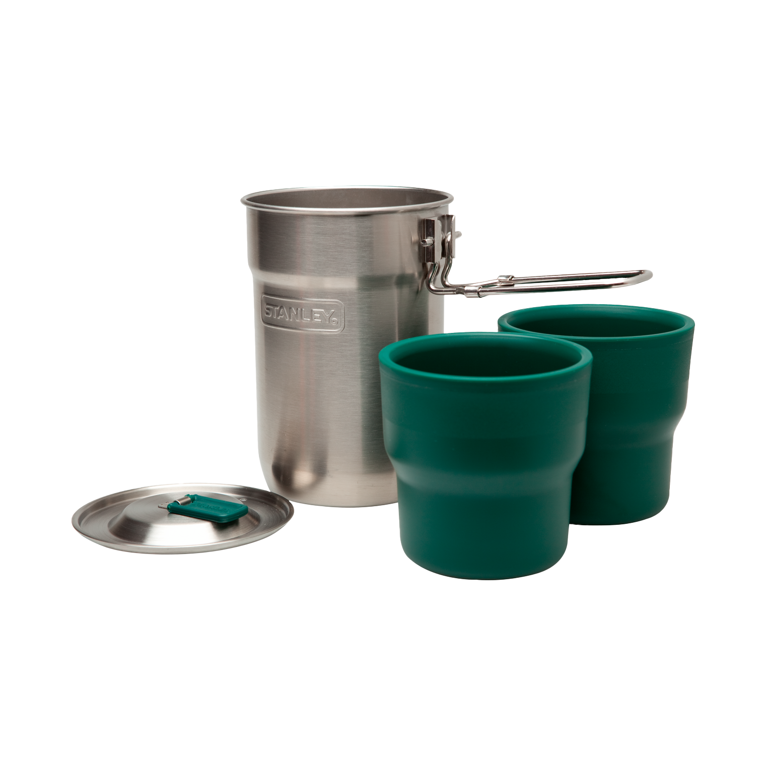 Stanley Adventure Nesting Two Cup Cookset | Stainless Stainless