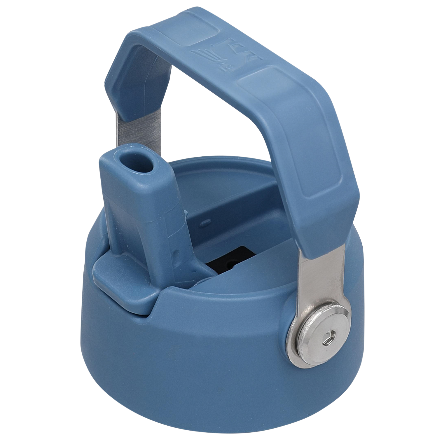 The IceFlow Flip Straw Water Bottle Lid | 17 OZ to 22 OZ Blue Ashes Blue Ashes