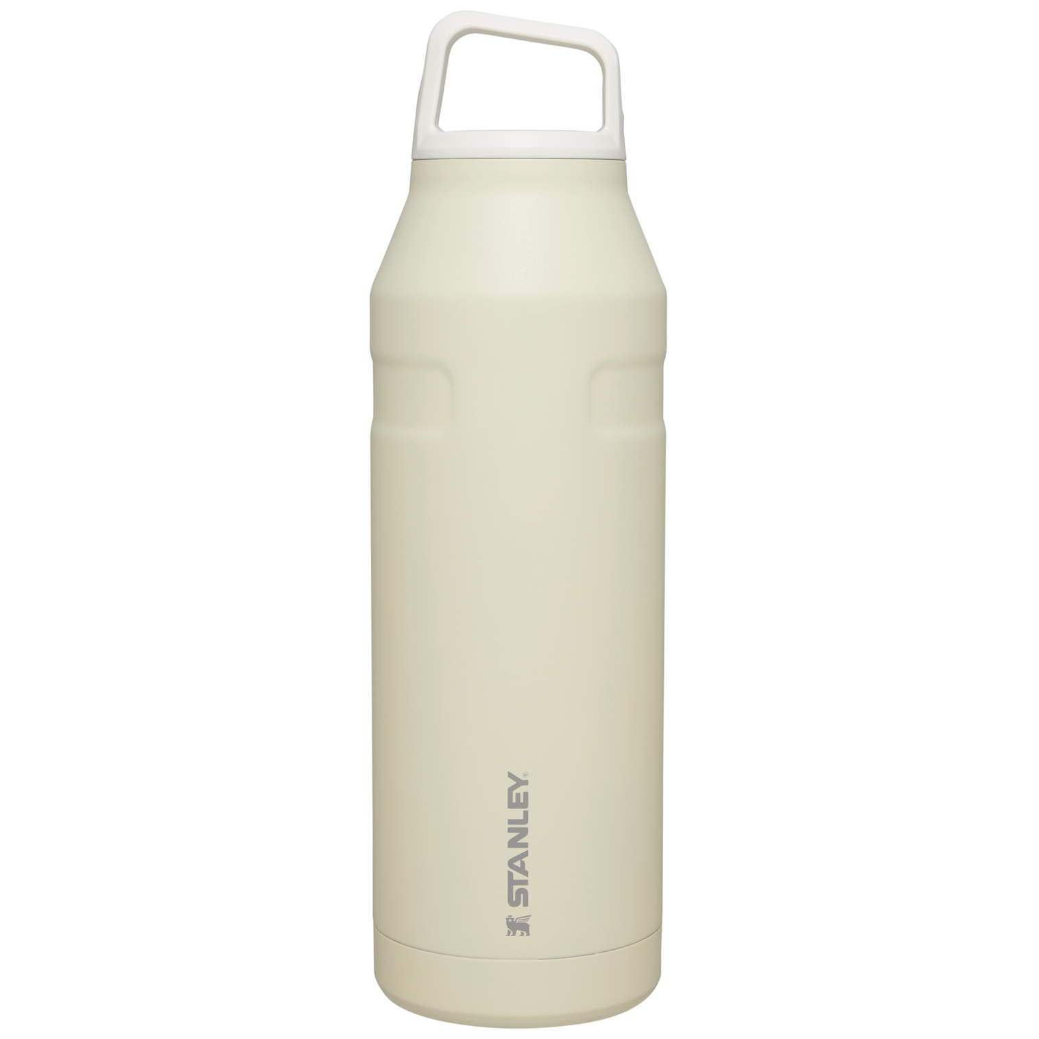IceFlow Bottle with Cap and Carry+ Lid | 50 OZ Cream Glimmer Cream Glimmer