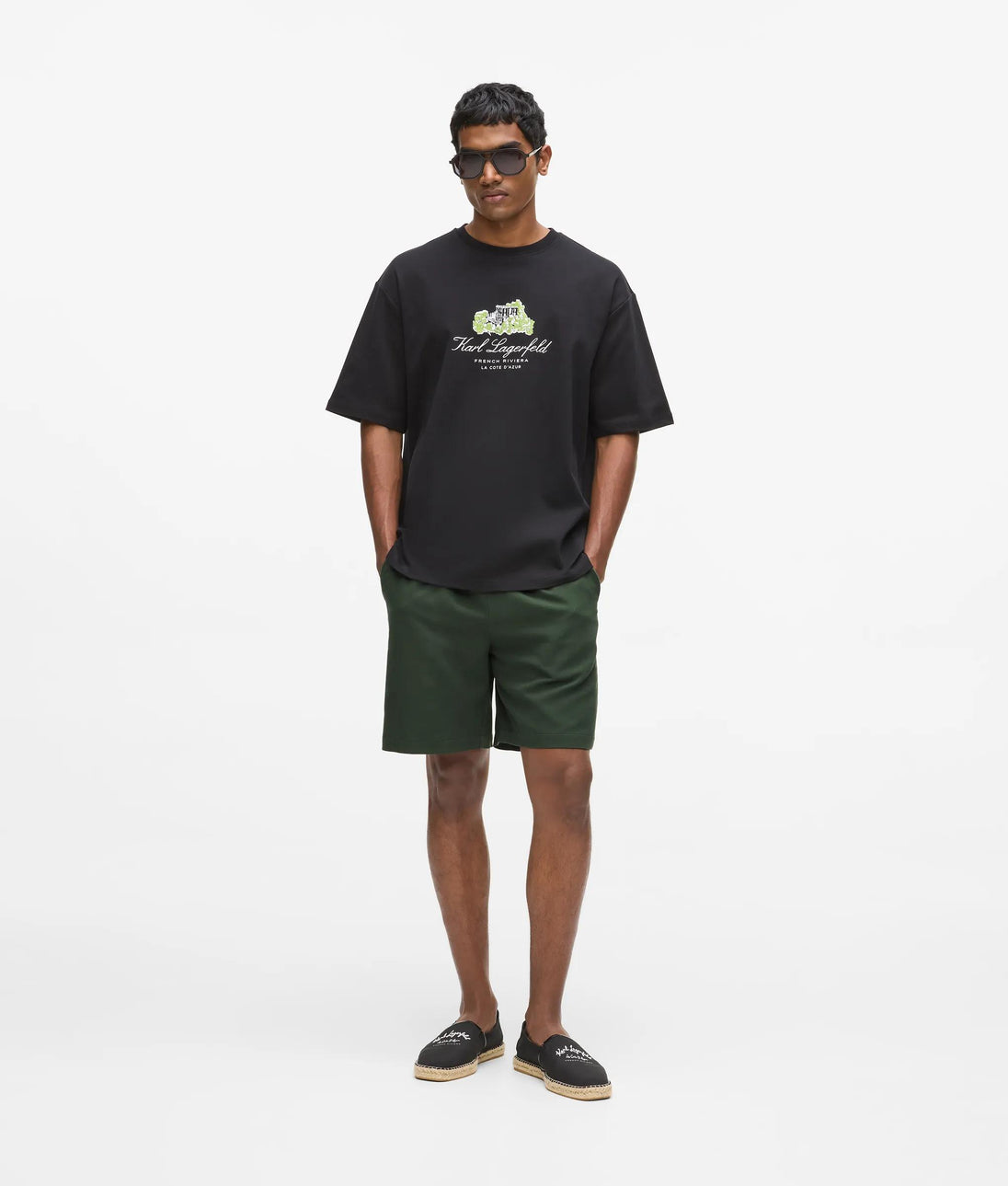 Karl Lagerfeld Villa La Vigie T-Shirt Black