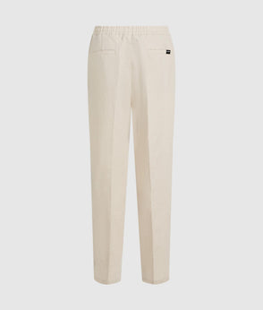 Karl Lagerfeld Monogram Linen Shirt Natural