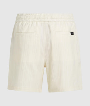 Karl Lagerfeld Textured Short-Sleeved Shirt Cannoli Cream