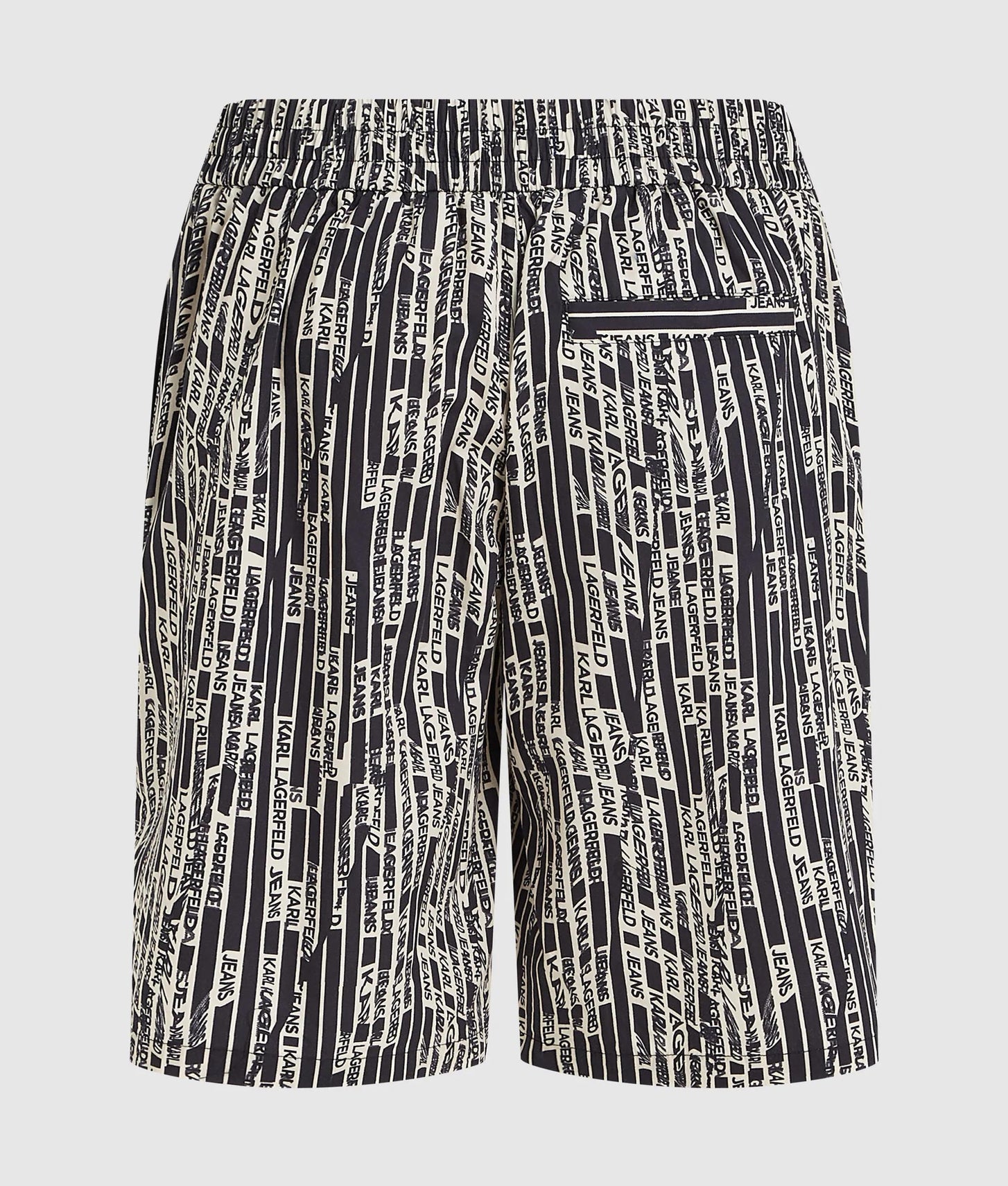 Karl Lagerfeld All-Over-Print Shorts Linear Logo All Over Print