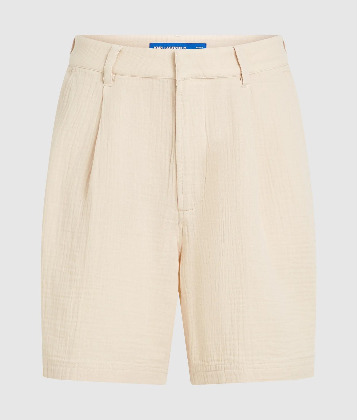 Karl Lagerfeld Crinkled Shorts Whitecap Grey
