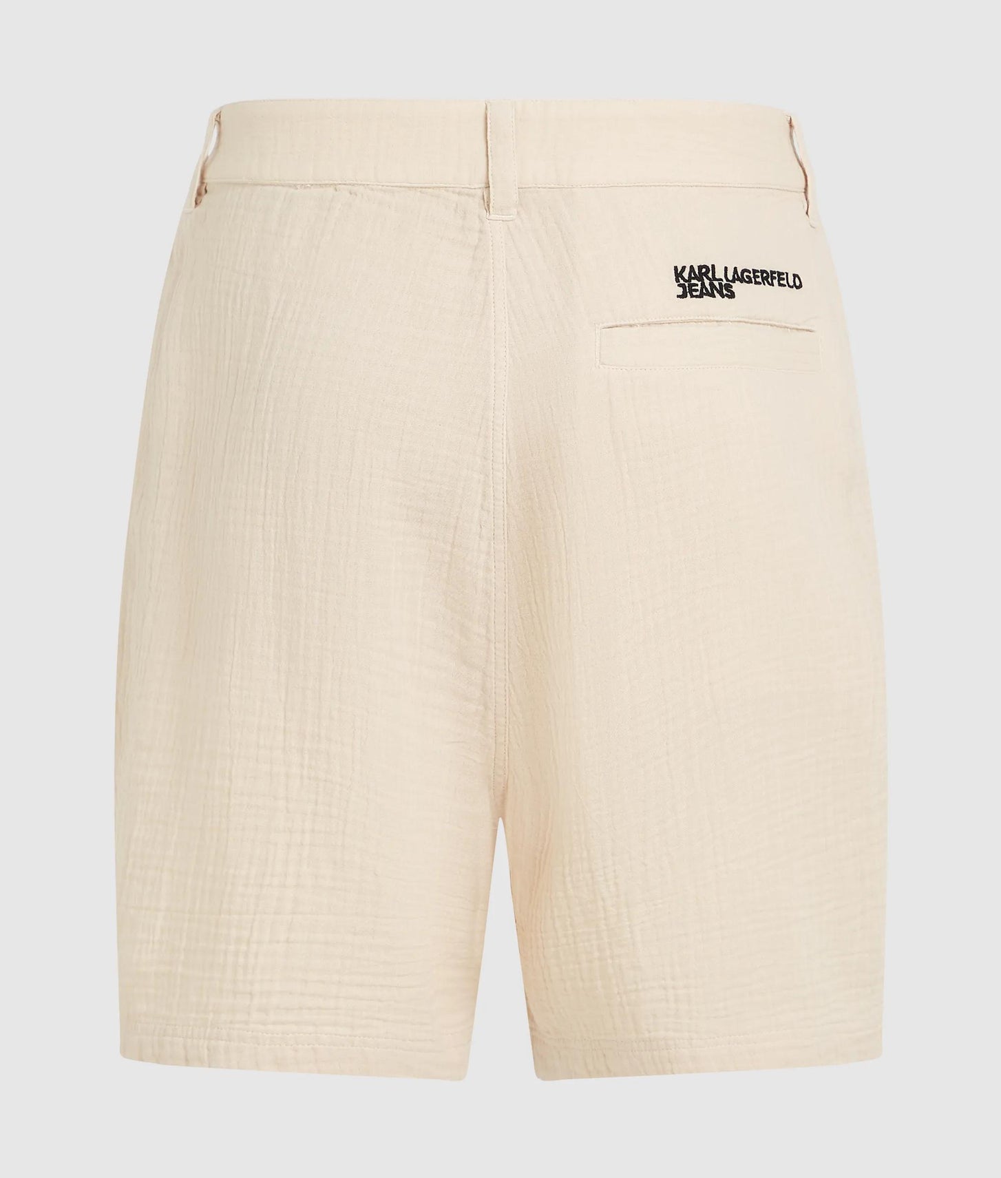 Karl Lagerfeld Crinkled Shorts Whitecap Grey