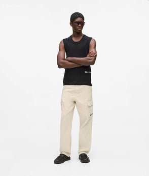 Karl Lagerfeld Knit Tank Top Black