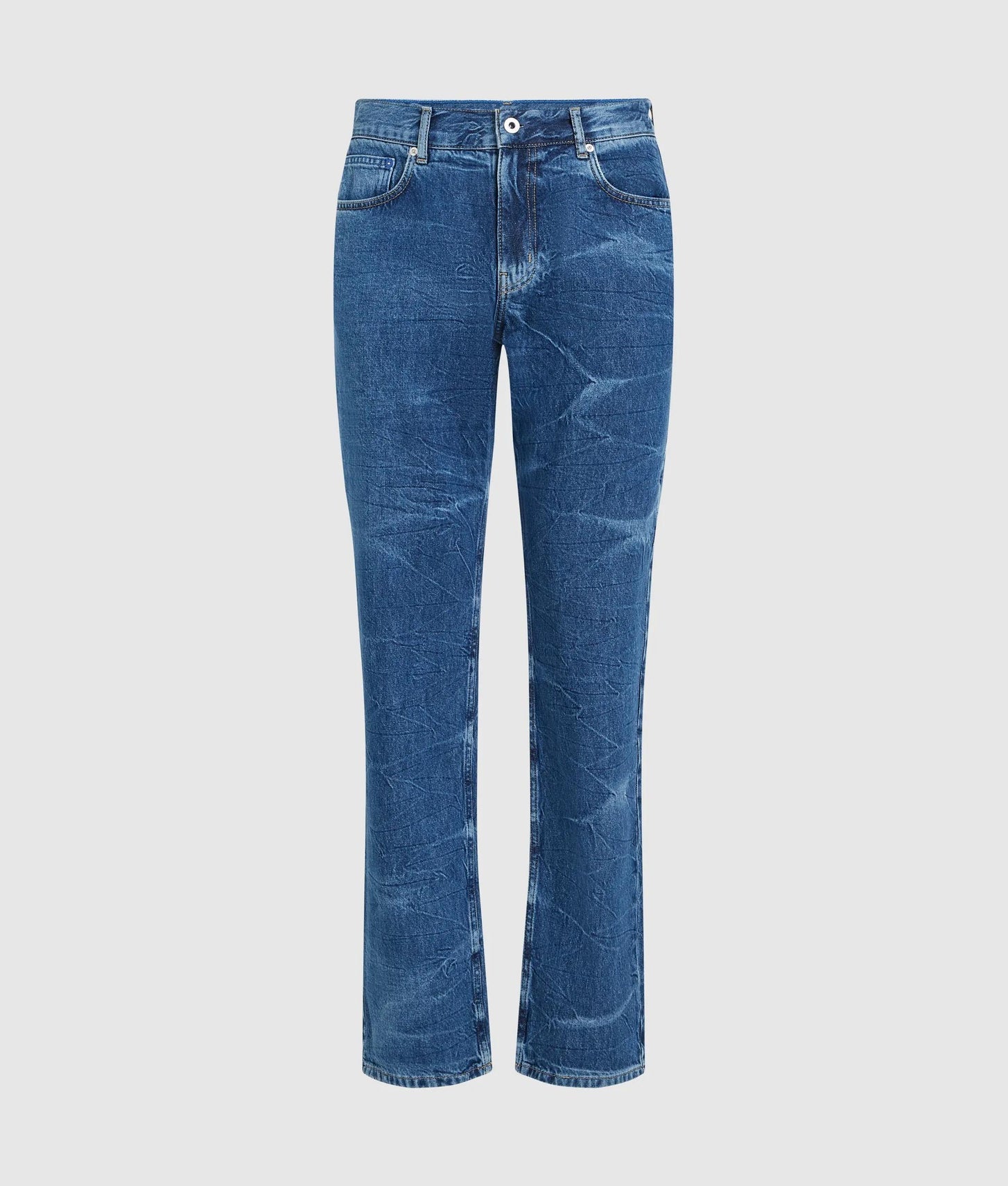 Karl Lagerfeld Marbled Straight Jeans Marble Blue