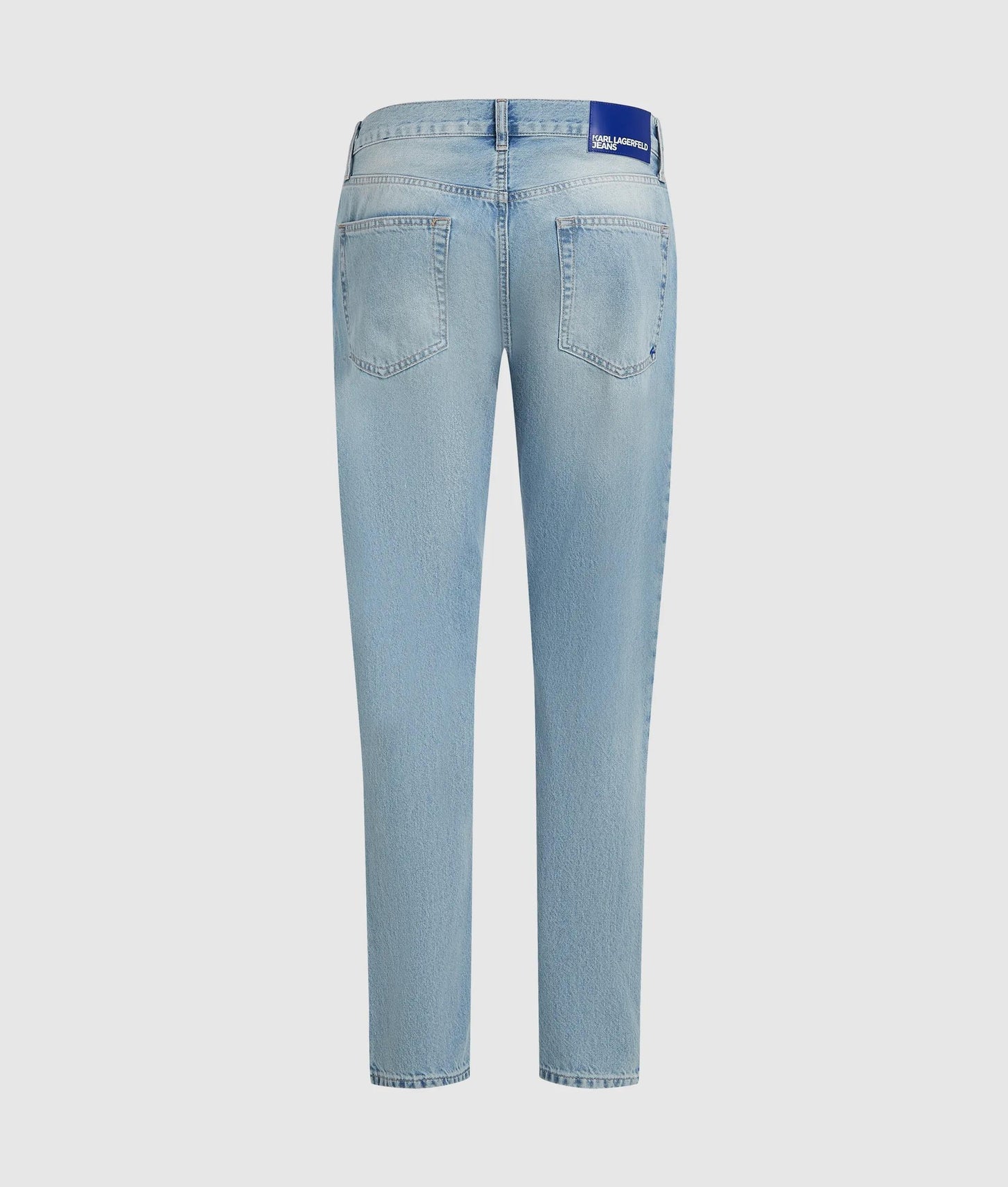 Karl Lagerfeld Vintage Wash Tapered Jeans Vintage Light Blue
