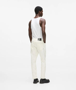 Karl Lagerfeld Logo Tank Top White