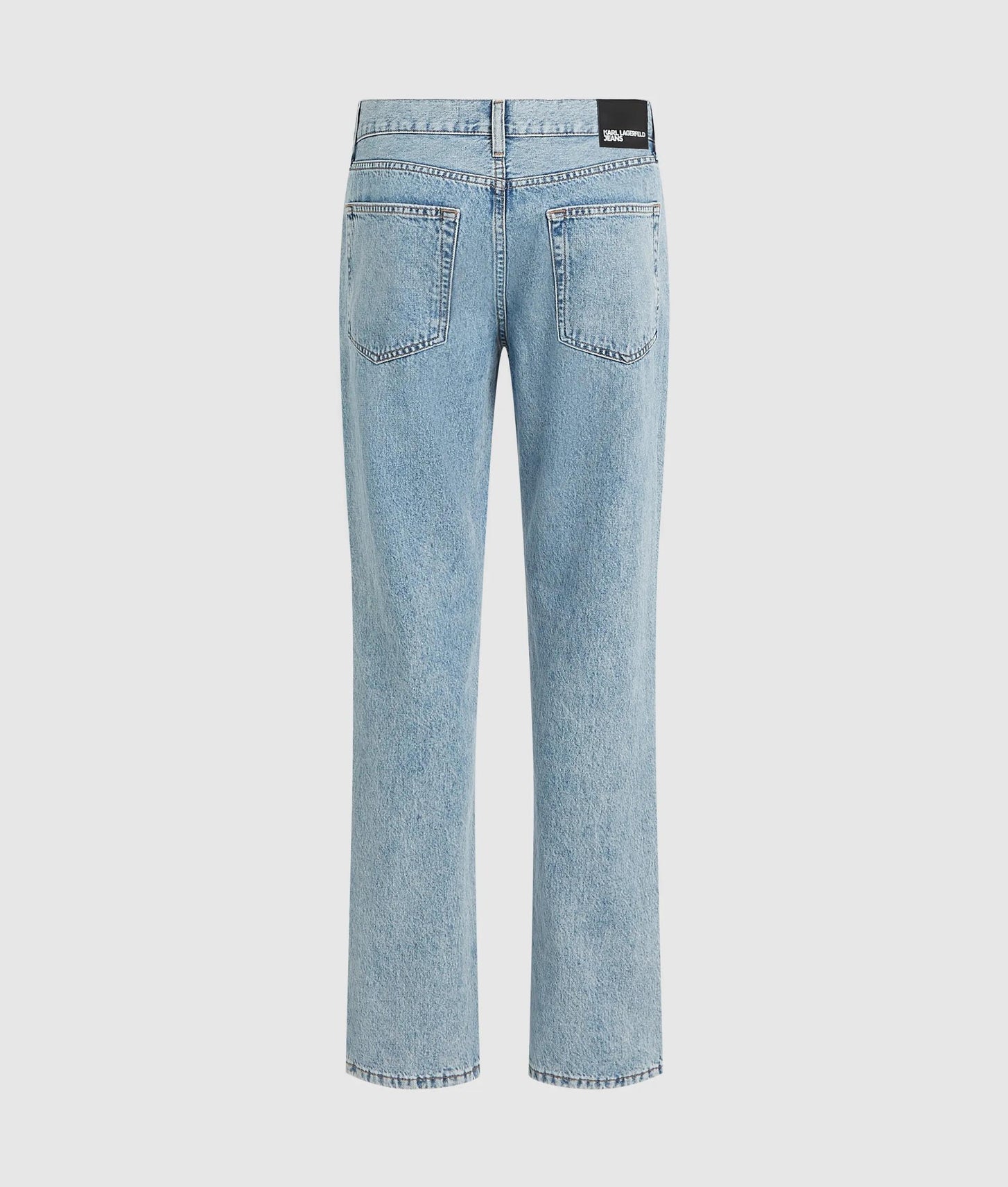 Karl Lagerfeld Acid Wash Straight Jeans Acid Light Blue