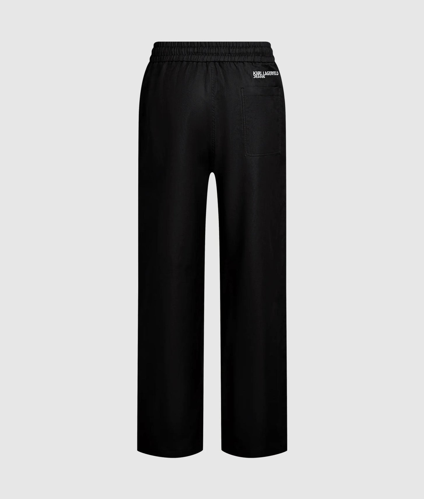 Karl Lagerfeld Linen Blend Pants Black