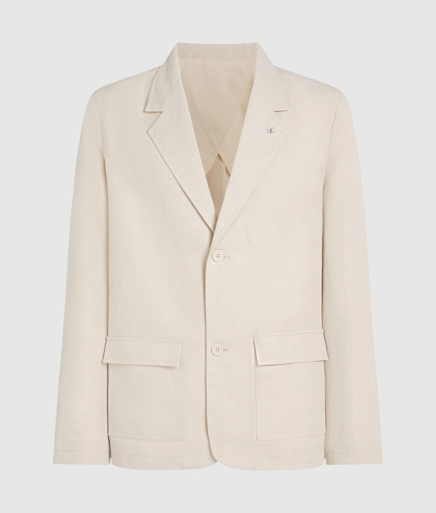 Karl Lagerfeld Linen Blazer Natural