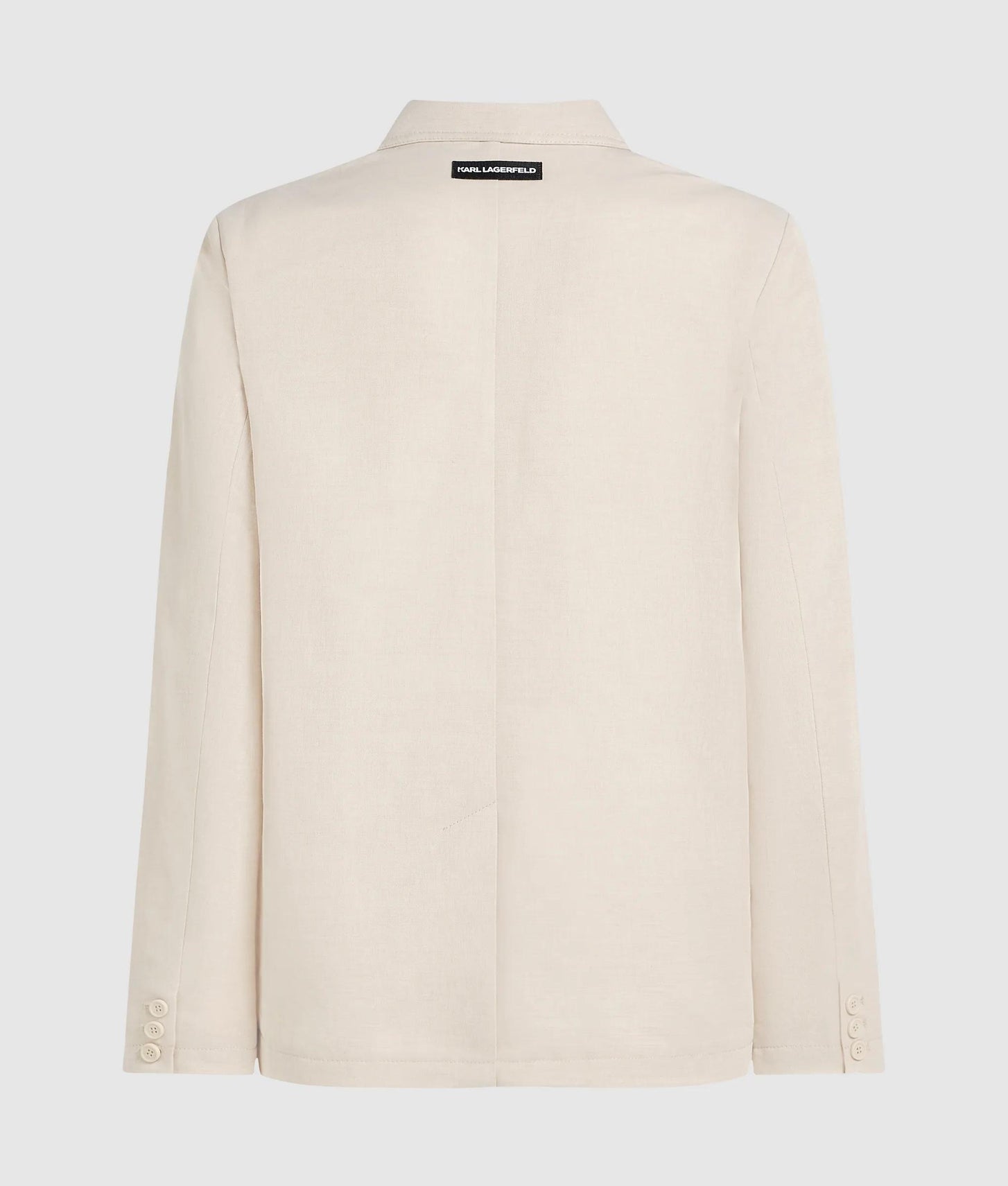 Karl Lagerfeld Linen Blazer Natural