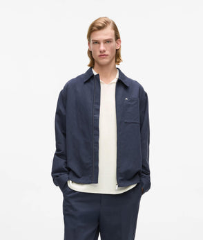 Karl Lagerfeld Linen Suit Pants Peacoat