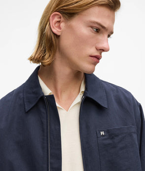 Karl Lagerfeld Linen Suit Pants Peacoat