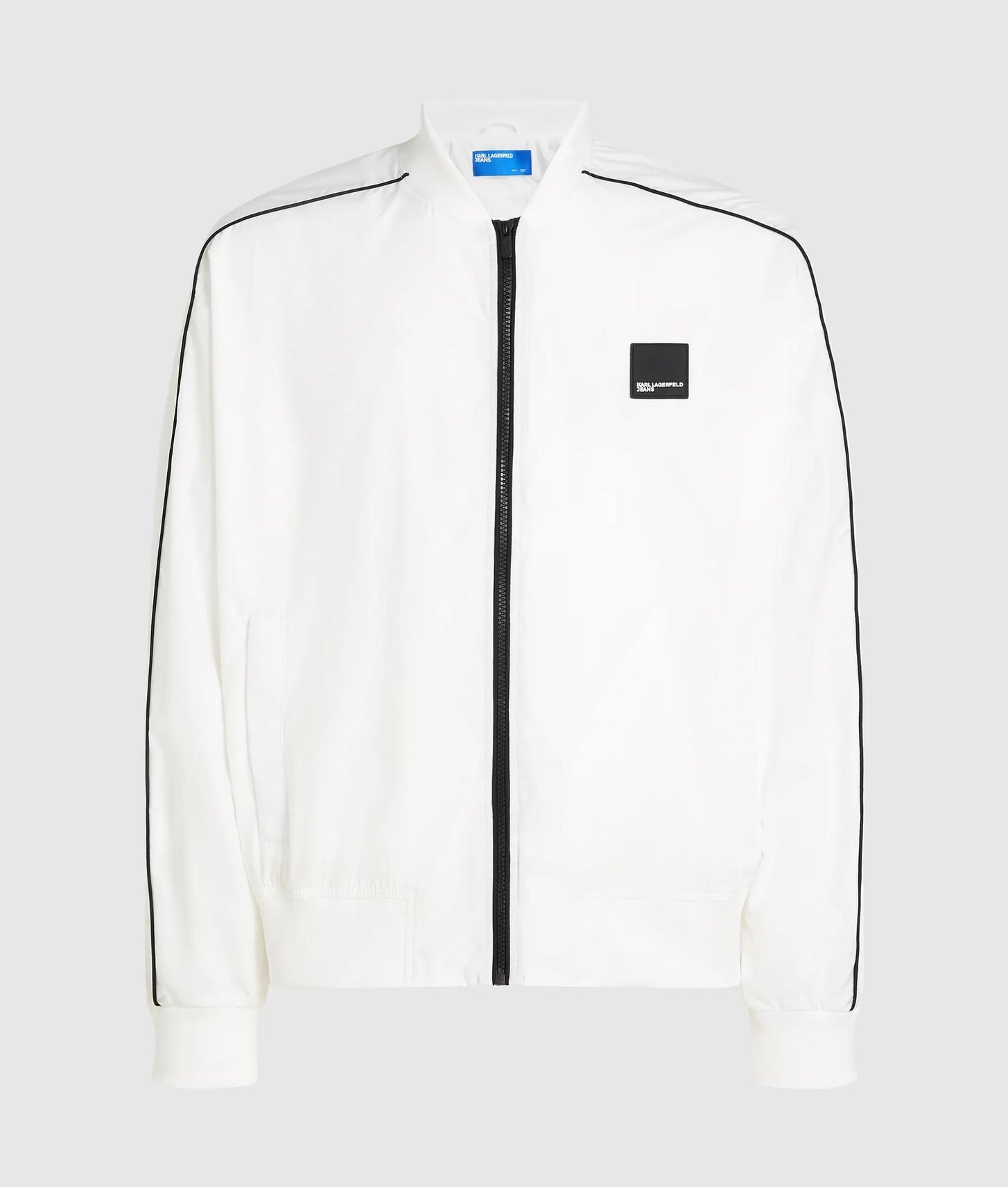 Karl Lagerfeld Lightweight Bomber Jacket White