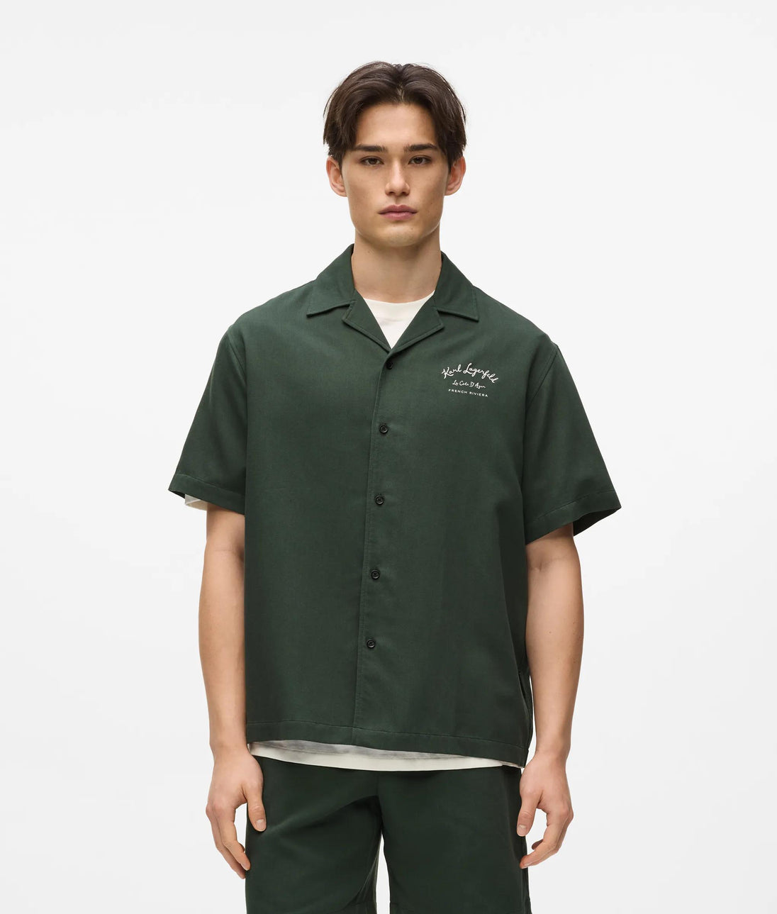 Karl Lagerfeld Côte D'Azur Shorts Deep Forest