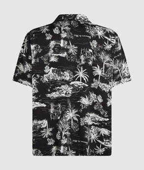 Karl Lagerfeld All-Over-Print Shorts Black