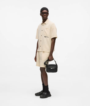 Karl Lagerfeld Crinkled Shorts Whitecap Grey