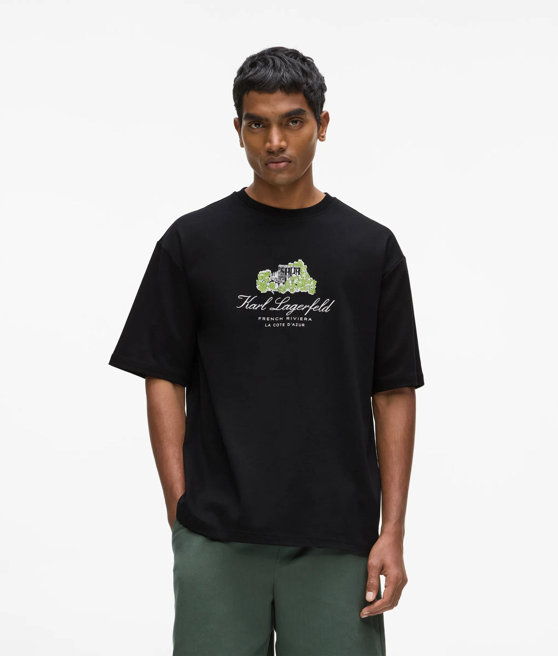 Karl Lagerfeld Côte D'Azur Shorts Deep Forest