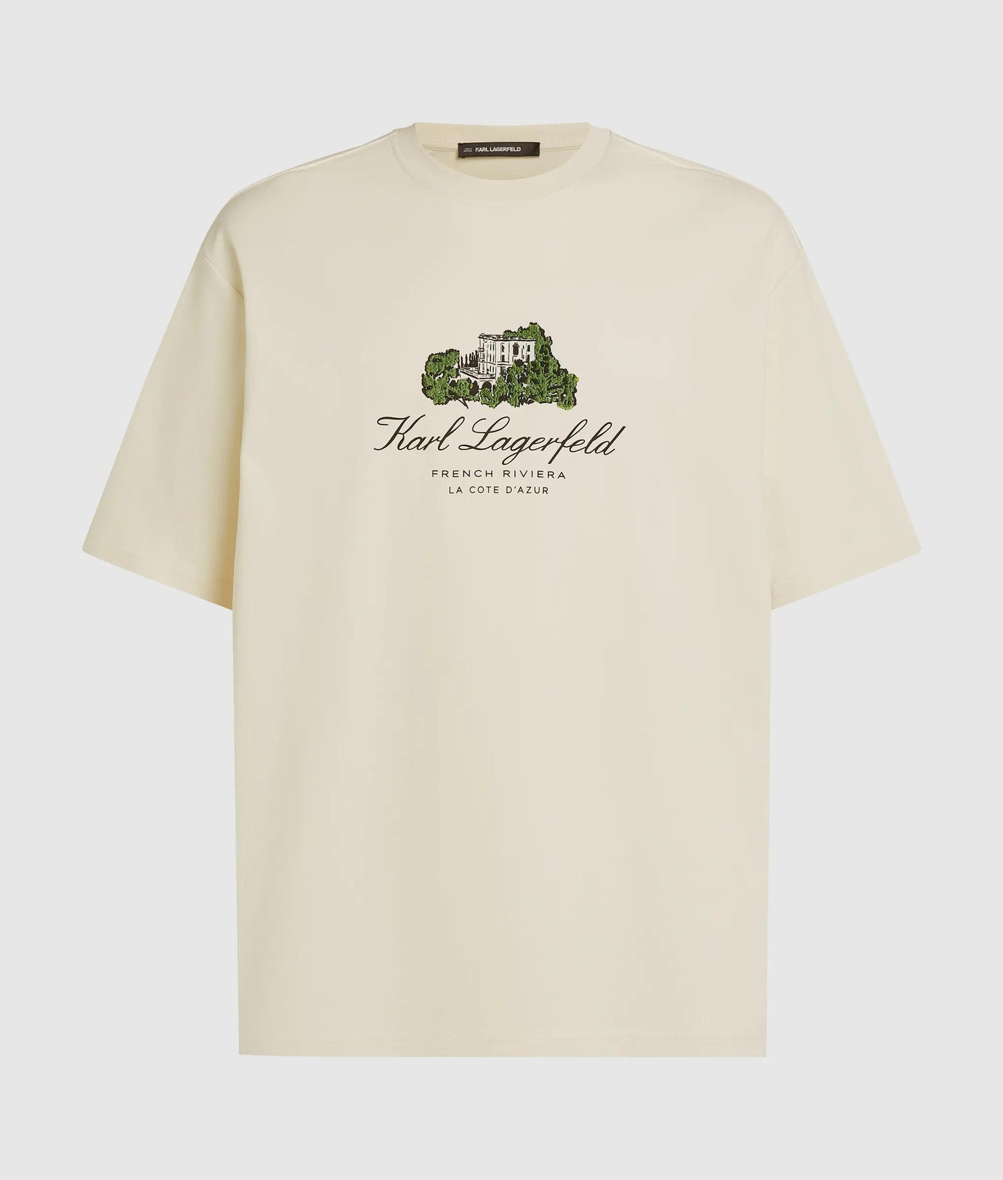 Karl Lagerfeld Villa La Vigie T-Shirt Cannoli Cream