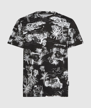 Karl Lagerfeld All-Over-Print Shorts Black