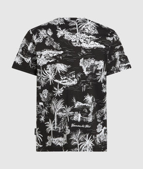Karl Lagerfeld All-Over-Print Shorts Black