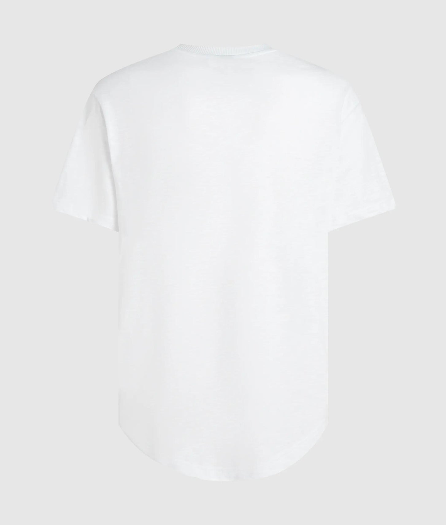 Karl Lagerfeld Curved Hem T-Shirt White