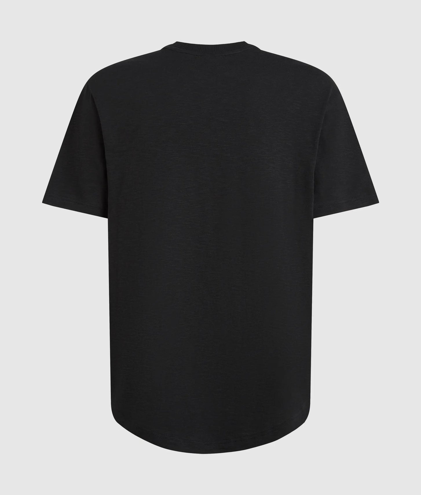Karl Lagerfeld Curved Hem T-Shirt Black