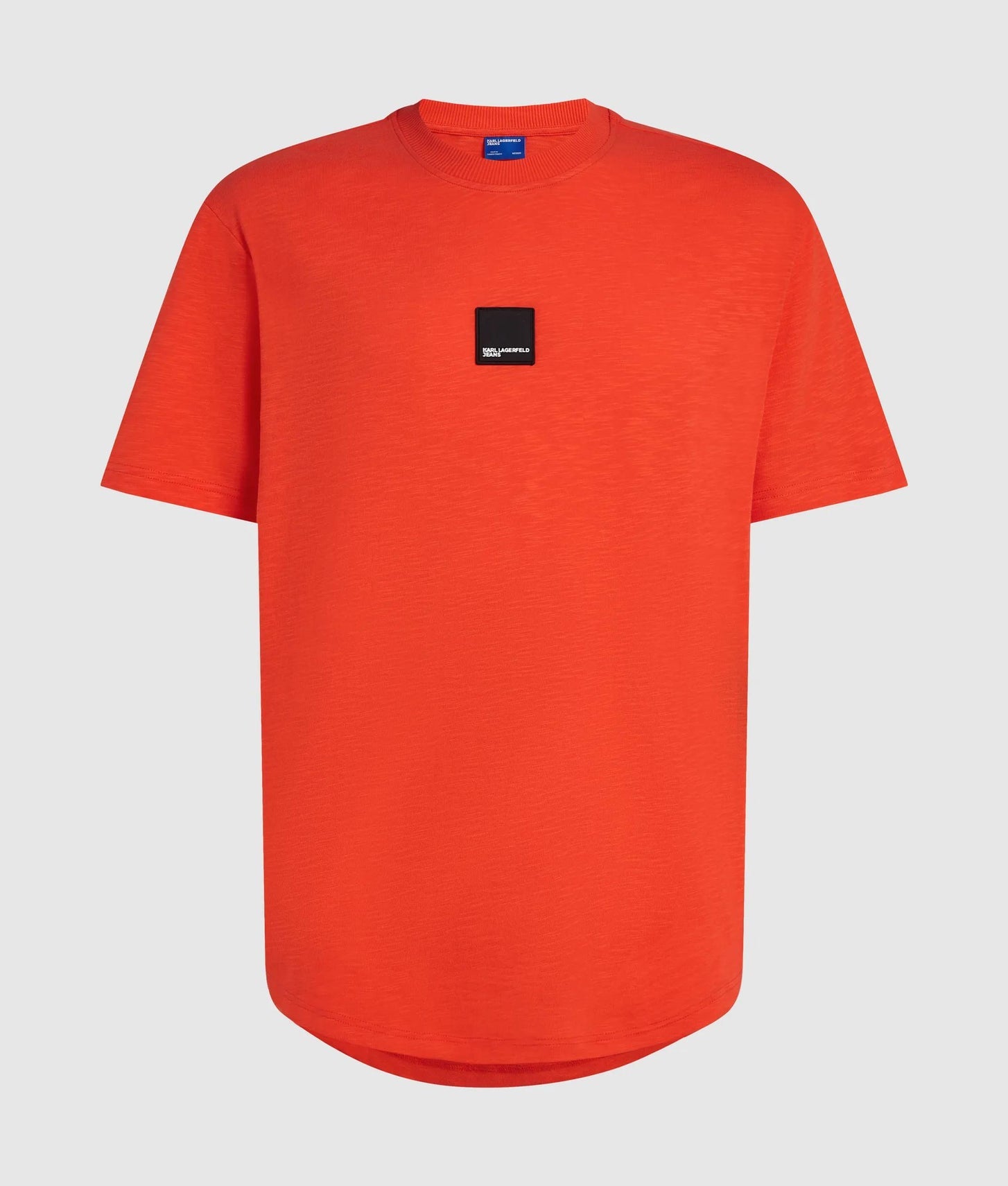 Karl Lagerfeld Curved Hem T-Shirt Grenadine