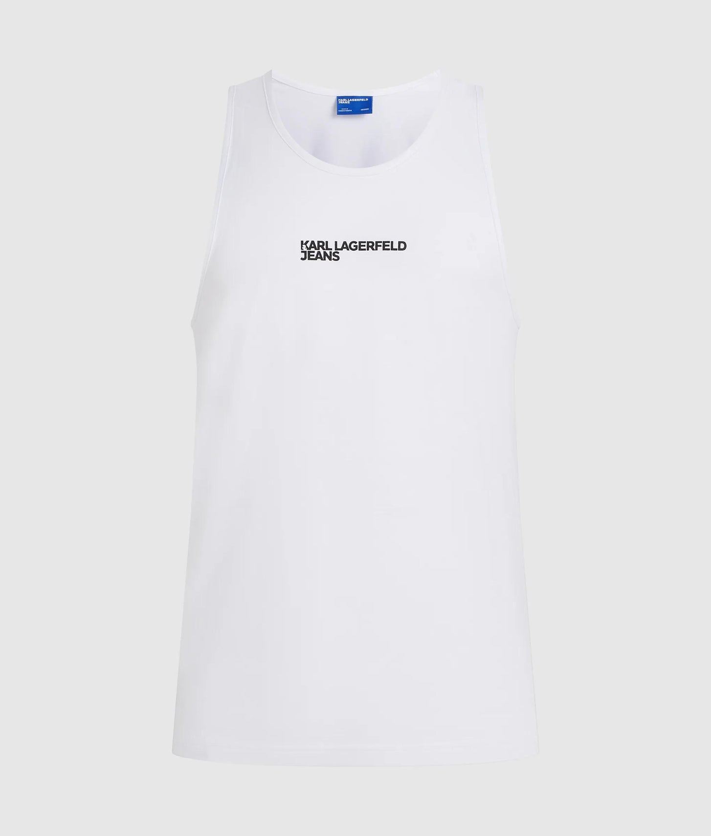 Karl Lagerfeld Logo Tank Top White