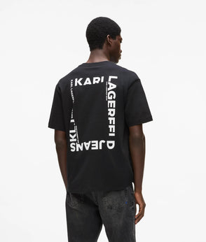 Karl Lagerfeld Shiny Hooded Bomber Jacket Black