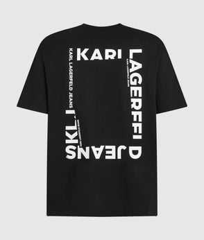 Karl Lagerfeld Shiny Hooded Bomber Jacket Black