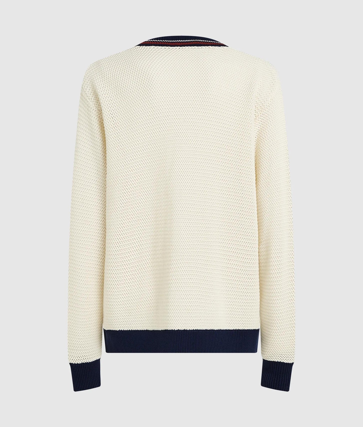 Karl Lagerfeld Ikon Textured Cardigan Cannoli Cream