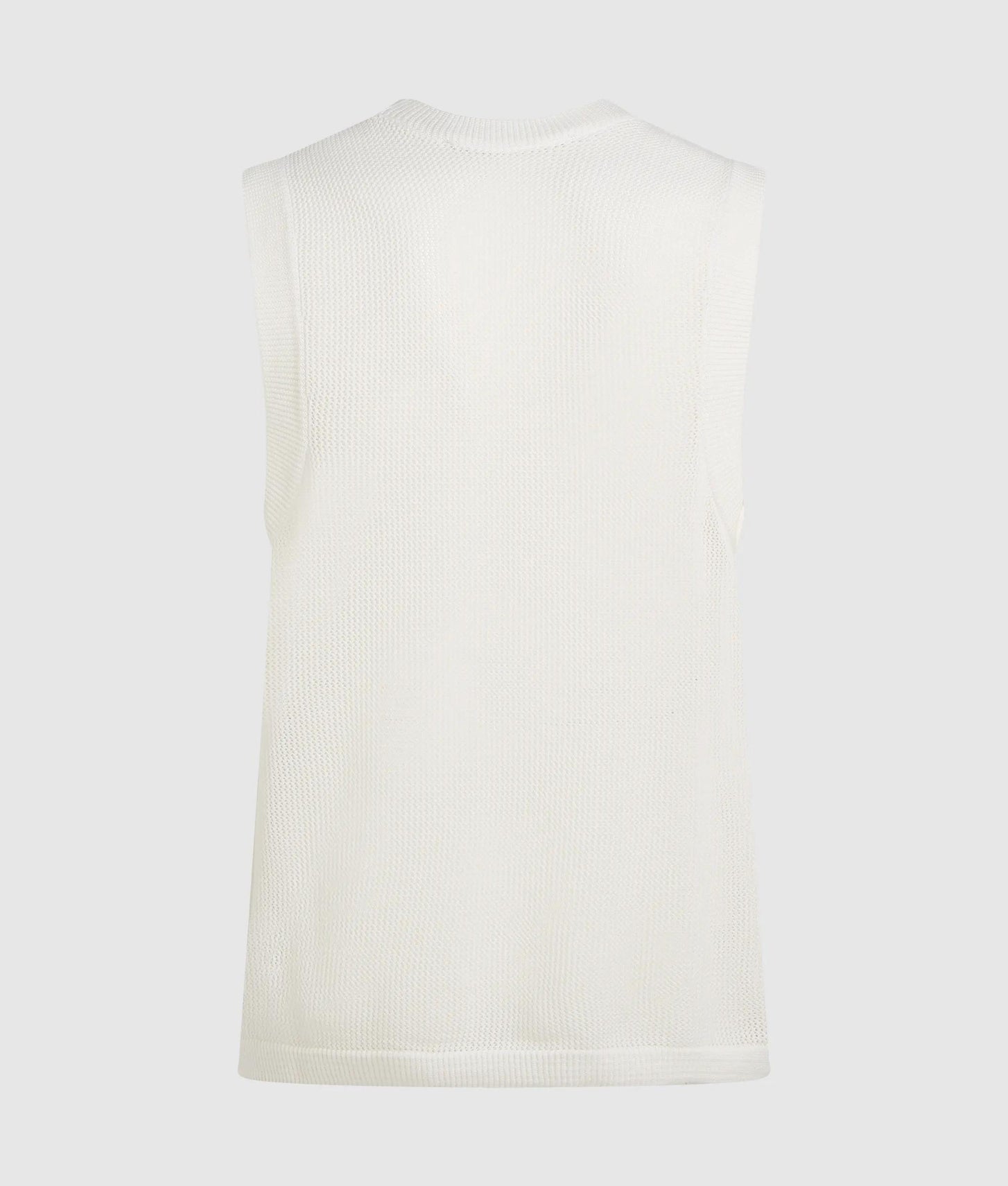Karl Lagerfeld Knit Tank Top White