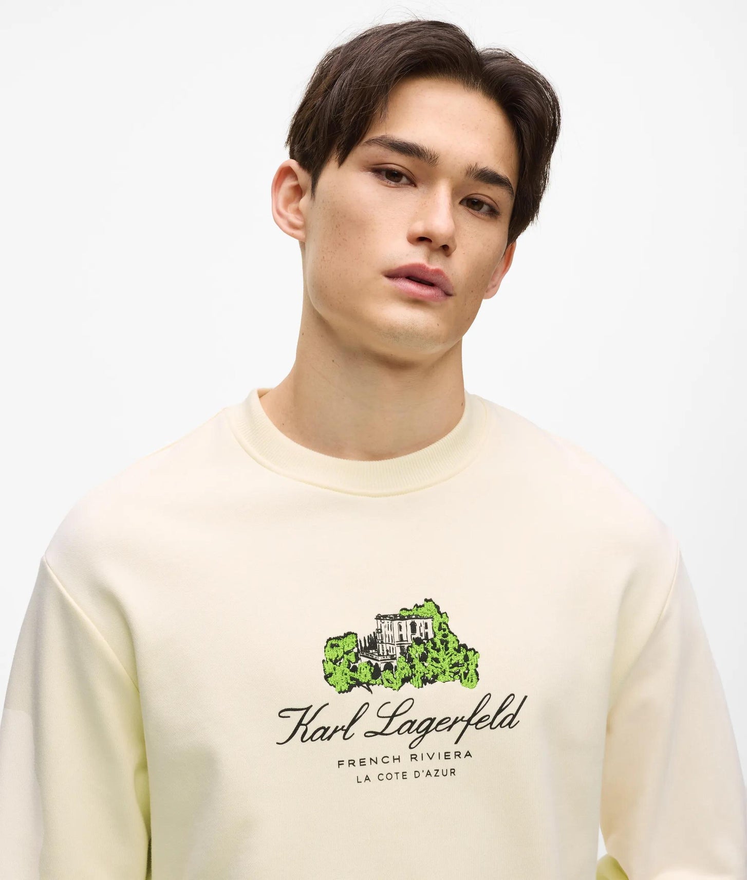 Karl Lagerfeld Villa La Vigie Sweatshirt Cannoli Cream