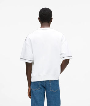 Karl Lagerfeld Regular Denim Shorts Mid Blue Stone
