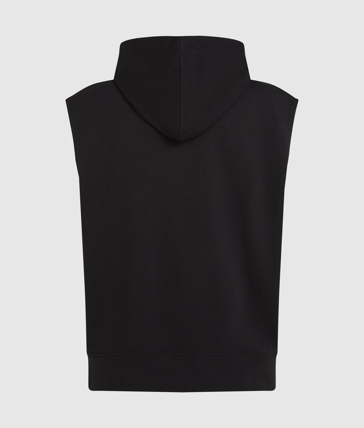 Karl Lagerfeld Sleeveless Logo Hoodie Black